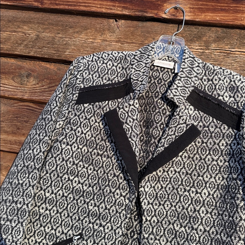 Chico’s Lightweight Jacket Zip Pockets Cardigan - image 5